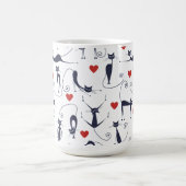 Mug Chat aime monde (Centre)