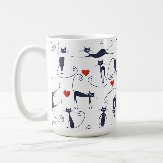 Mug Chat aime monde (Gauche)