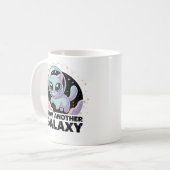 Mug Chat Alien Création Cosmique Espace Kitty Artwork (Devant gauche)