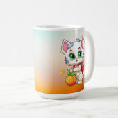 Mug Chat allant à l'école - École de chat-85241 (Devant droit)