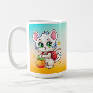 Mug Chat allant à l'école - École de chat-85241