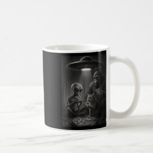 Mug Chat Amusant Avec Alien Et Pizza De Pied D'Oignon