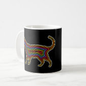 Mug Chat arc-en-ciel (Devant gauche)