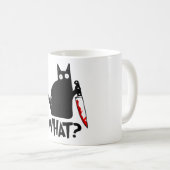 Mug Chat assassin avec couteau (Devant droit)