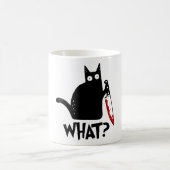 Mug Chat assassin avec couteau (Centre)