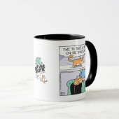 Mug Chat assis sur Canapé (sur les genoux)  (Devant droit)