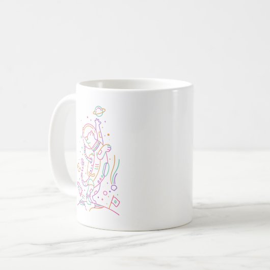 Mug Chat Astro vibrant (Devant gauche)