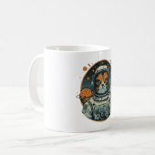 Mug Chat-astronaute sur les astéroïdes (Devant gauche)