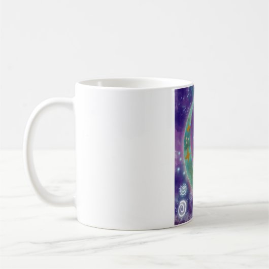 Mug Chat atomique céleste (Gauche)