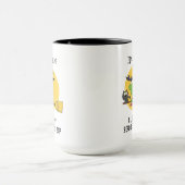 Mug Chat au balai de sorcière Halloween (Centre)
