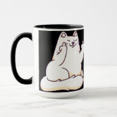 Mug Chat au doigt moyen (Gauche)