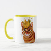 Mug Chat au gingembre avec Portrai de la Couronne (Gauche)