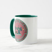Mug Chat au métier à coudre Rétro (Devant gauche)