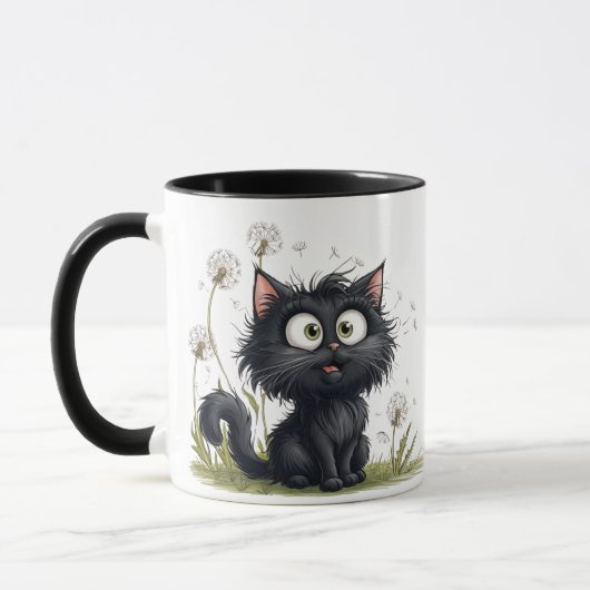 Mug Chat au pays des Dandelions Fluffy (Gauche)