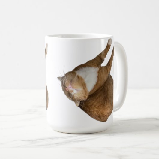 Mug Chat au soleil à l'envers (Devant droit)