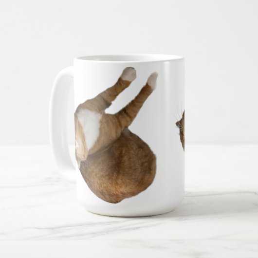 Mug Chat au soleil à l'envers (Devant gauche)