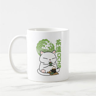 Mug Chat au thé vert Matcha
