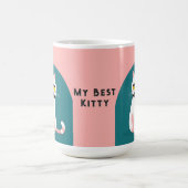 Mug Chat aux couleurs vives et à l'expression joyeuse (Centre)