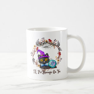 Mug Chat aux sorcières mignonne et Punny