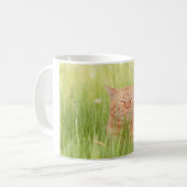 Mug Chat avec bonheur heureux (Devant gauche)