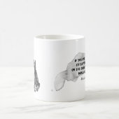 Mug Chat avec Bonsai et Citation Bouddha (Centre)
