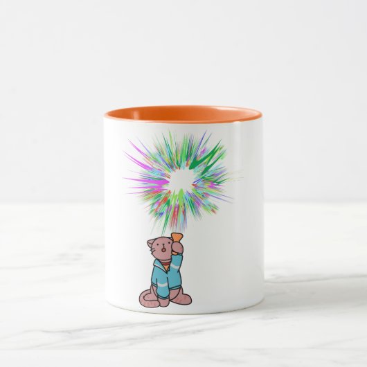 Mug chat avec lampe de poche (Centre)