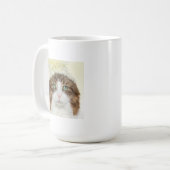 Mug Chat avec le casquette de fleur (Devant gauche)