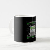 Mug Chat avec lunettes de soleil Meowo laide pull de N (Devant gauche)