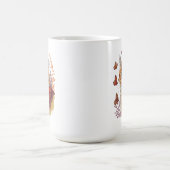 Mug Chat avec papillons Monarch (Centre)