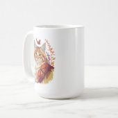 Mug Chat avec papillons Monarch (Devant gauche)