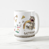 Mug chat avec une qualité humaine. (Devant droit)