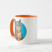 Mug Chat avec verre d'anniversaire (Devant gauche)