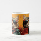Mug Chat Bengal avec des roses en forme de cœur pour l (Centre)