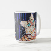 Mug Chat Bengal Néo-Noir (Devant droit)