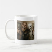 Mug Chat Bigfoot Alien Selfie BFF Drôle Photo Avec OVN (Gauche)