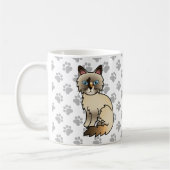 Mug Chat Birman écaille de tortue / Ragdoll mignon & p (Gauche)