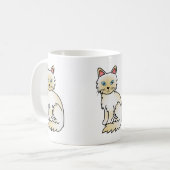 Mug Chat Birman / Ragdoll au point crème (Devant gauche)