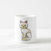 Mug Chat Birman / Ragdoll au point crème (Centre)