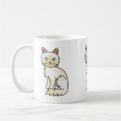 Mug Chat Birman / Ragdoll au point crème (Gauche)
