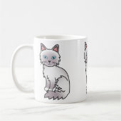 Mug Chat Birman / Ragdoll au point lilas (Gauche)