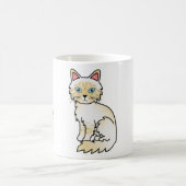 Mug Chat Birman / Ragdoll au tabby crème pointe (Centre)