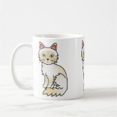 Mug Chat Birman / Ragdoll au tabby crème pointe (Gauche)