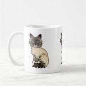 Mug Chat Birman / Ragdoll tabby pointé (Gauche)