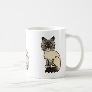 Mug Chat Birman / Ragdoll tabby pointé