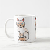 Mug Chat Birman / Ragdoll Tabby Rouge (Gauche)
