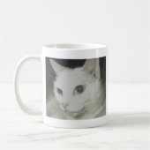 Mug Chat blanc (Gauche)