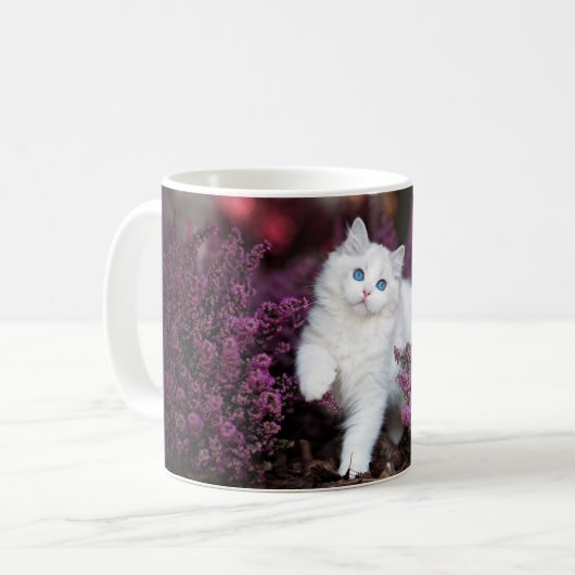 Mug Chat blanc (Devant gauche)