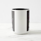 Mug Chat blanc avec cloche papillon (Centre)