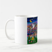 Mug Chat blanc - Nuit magique (Gauche)