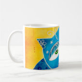 Mug Chat bleu (Gauche)
